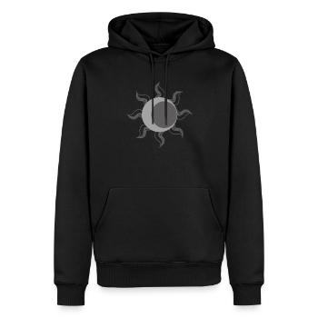 Sun Gothic - Men’s Premium Organic Hoodie - black - Front - Nico (187cm)