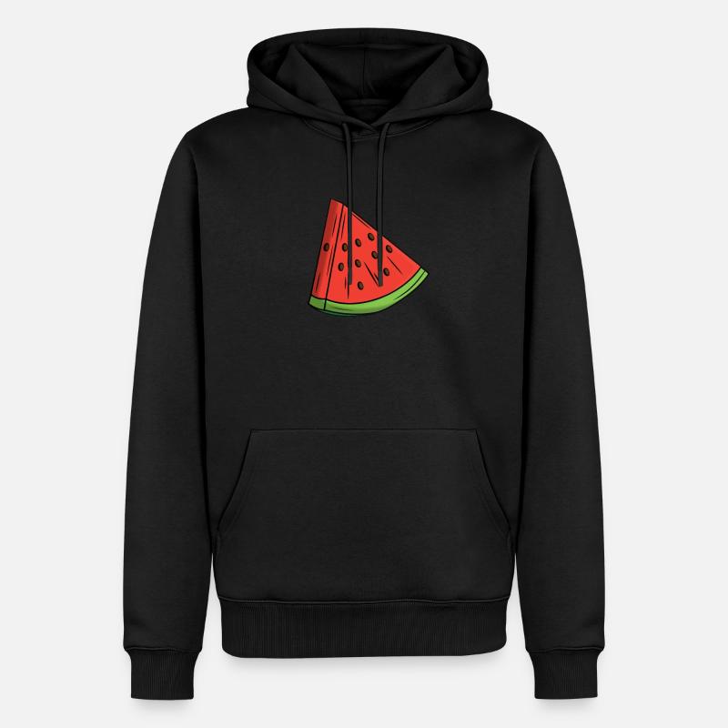Melon Melon Disque - Sweat à capuche Premium bio Homme - noir