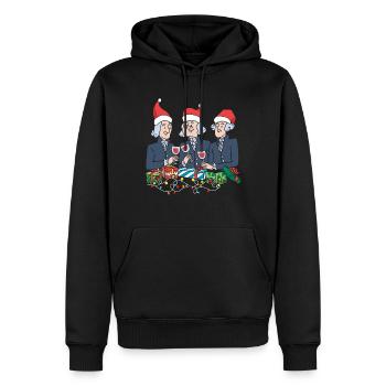 Washington 4. Juli Gründerzeit Amerikanische - Männer Premium Bio Hoodie - Schwarz - Vorne - Nico (187cm)