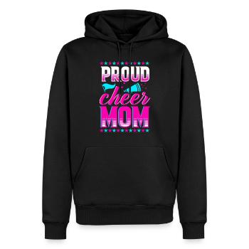 Cheerleading Mutter Cheerleader Eltern - Männer Premium Bio Hoodie - Schwarz - Vorne - Nico (187cm)