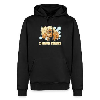 Hermit Crab Crabbing Crab Whisperer Crab Hunting - Männer Premium Bio Hoodie - Schwarz - Vorne - Nico (187cm)
