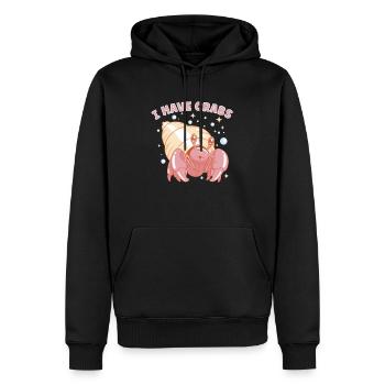 Hermit Crab Crabbing Crab Whisperer Crab Hunting - Männer Premium Bio Hoodie - Schwarz - Vorne - Nico (187cm)