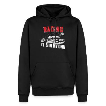 Race Car Dirt Track Racing Funny Racer Race Car - Sweat à capuche Premium bio Homme - noir - Devant - Nico (187cm)