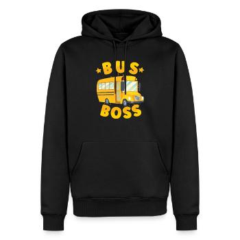 Schulbusfahrer Sei Nett Zum Schulbusfahrer - Männer Premium Bio Hoodie - Schwarz - Vorne - Nico (187cm)