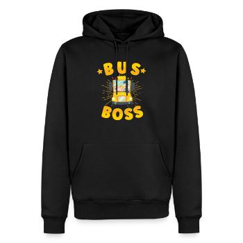 Schulbusfahrer Sei Nett Zum Schulbusfahrer - Männer Premium Bio Hoodie - Schwarz - Vorne - Nico (187cm)
