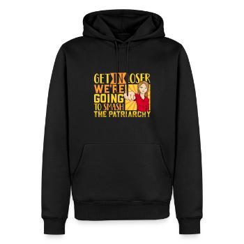 Féminisme Le pouvoir des femmes pro-choix Pro Avortement - Sweat à capuche Premium bio Homme - noir - Devant - Nico (187cm)