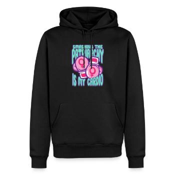 Féminisme Le pouvoir des femmes pro-choix Pro Avortement - Sweat à capuche Premium bio Homme - noir - Devant - Nico (187cm)