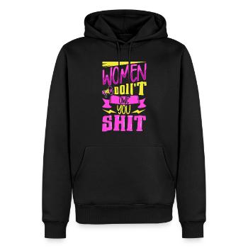 Féminisme Le pouvoir des femmes pro-choix Pro Avortement - Sweat à capuche Premium bio Homme - noir - Devant - Nico (187cm)