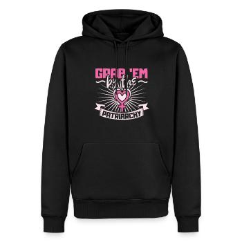 Féminisme Le pouvoir des femmes pro-choix Pro Avortement - Sweat à capuche Premium bio Homme - noir - Devant - Nico (187cm)