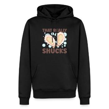 Auster-liebhaber Lustige Auster Auster Shucker - Männer Premium Bio Hoodie - Schwarz - Vorne - Nico (187cm)