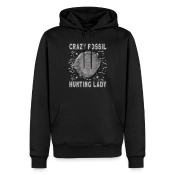 Fossil hunters Fossil hunting paleontologist - Men’s Premium Organic Hoodie - black - Front - Nico (187cm)