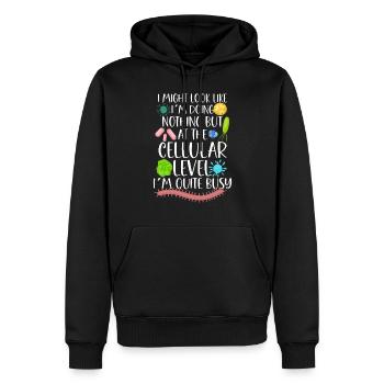Microbiologist Microbiology Lab Staph Biology - Männer Premium Bio Hoodie - Schwarz - Vorne - Nico (187cm)