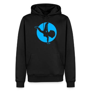 Breakdancer Junge Breakdancing - Männer Premium Bio Hoodie - Schwarz - Vorne - Nico (187cm)