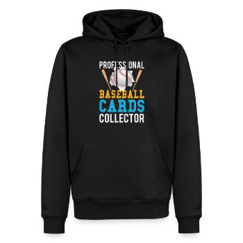 Baseball Cards Baseball Player Baseball Fan Gift - Männer Premium Bio Hoodie - Schwarz - Vorne - Nico (187cm)