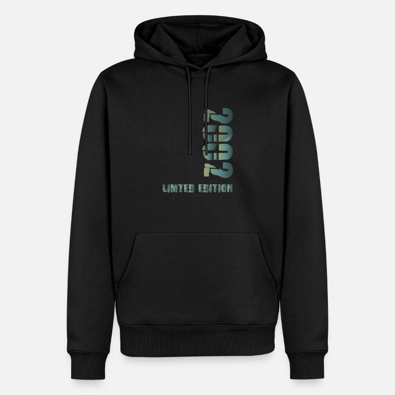 2002 Édition limitée - Sweat à capuche Premium bio Homme - noir