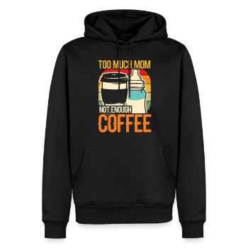 Mutter Beruf Geburt Kind - Männer Premium Bio Hoodie - Schwarz - Vorne - Nico (187cm)