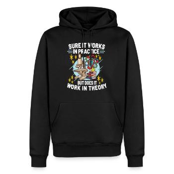 Physics Science Physicist Physics Teacher Gift - Männer Premium Bio Hoodie - Schwarz - Vorne - Nico (187cm)