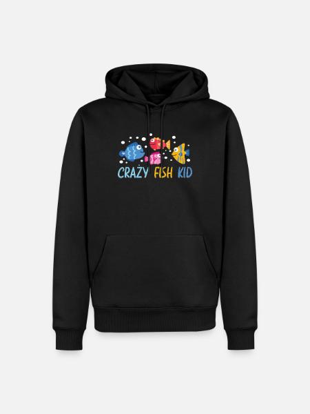 Aquaristik Aquarium Keeper Fishkeeper - Men’s Premium Organic Hoodie - black