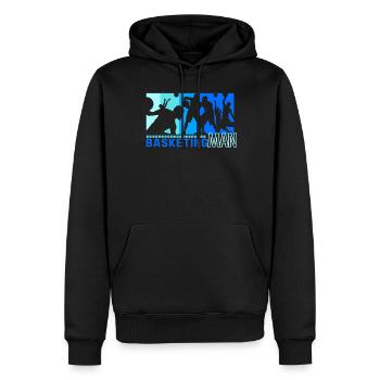 Skiing Life Ski Winter Alpine Sport Snow - Männer Premium Bio Hoodie - Schwarz - Vorne - Nico (187cm)