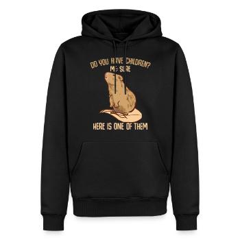 Do you have children guinea pigs funny Spru - Men’s Premium Organic Hoodie - black - Front - Nico (187cm)