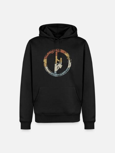 Funny electrician - Men’s Premium Organic Hoodie - black