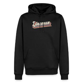 Lustiger Elektriker - Männer Premium Bio Hoodie - Schwarz - Vorne - Nico (187cm)