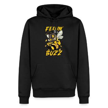 Honey beekeeping Beekeepers Honey bee apiary - Men’s Premium Organic Hoodie - black - Front - Nico (187cm)
