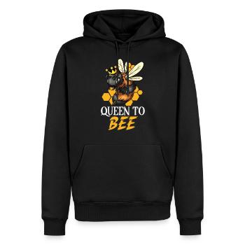 Honey beekeeping Beekeepers Honey bee apiary - Men’s Premium Organic Hoodie - black - Front - Nico (187cm)
