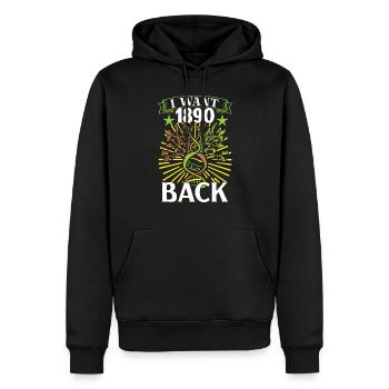Arbre généalogique Historiens de la famille Généalogie Généalogiste - Sweat à capuche Premium bio Homme - noir - Devant - Nico (187cm)