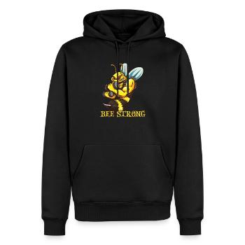 Honey beekeeping Beekeepers Honey bee apiary - Men’s Premium Organic Hoodie - black - Front - Nico (187cm)