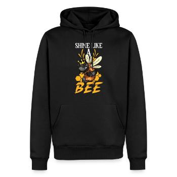 Honey beekeeping Beekeepers Honey bee apiary - Men’s Premium Organic Hoodie - black - Front - Nico (187cm)