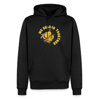 Honey beekeeping Beekeepers Honey bee apiary - Men’s Premium Organic Hoodie - black - Front - Nico (187cm)