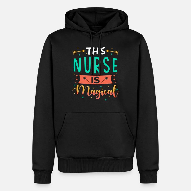 Krankenschwester Geschenk - Männer Premium Bio Hoodie - Schwarz