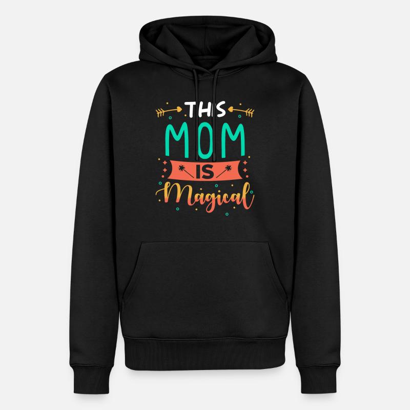 Mama Geschenk - Männer Premium Bio Hoodie - Schwarz
