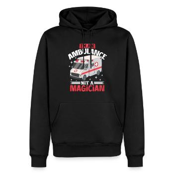 Sanitäter Erster Responder Krankenwagenfahrer - Männer Premium Bio Hoodie - Schwarz - Vorne - Nico (187cm)