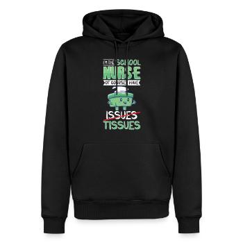 School Nurse Nursing Clinic Medical Stuff - Männer Premium Bio Hoodie - Schwarz - Vorne - Nico (187cm)