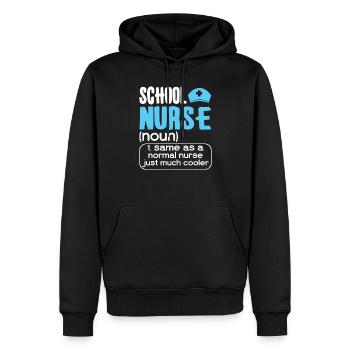 School Nurse Nursing Clinic Medical Stuff - Männer Premium Bio Hoodie - Schwarz - Vorne - Nico (187cm)