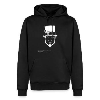 Ma créature mtythologique préférée Leprechaun - Sweat à capuche Premium bio Homme - noir - Devant - Nico (187cm)