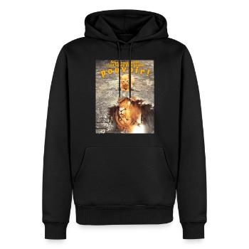 Soyez vous même c'est votre plus grand pouvoir !!! - Sweat à capuche Premium bio Homme - noir - Devant - Nico (187cm)