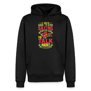 Cornhole Throwing Cornhole Player Cornhole Lover Cornhole lover - Sweat à capuche Premium bio Homme - noir - Devant - Nico (187cm)
