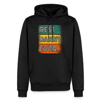 Danny Nom Cadeau Citation Drôle - Sweat à capuche Premium bio Homme - noir - Devant - Nico (187cm)
