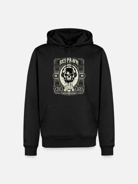 Respawn - Men’s Premium Organic Hoodie - black