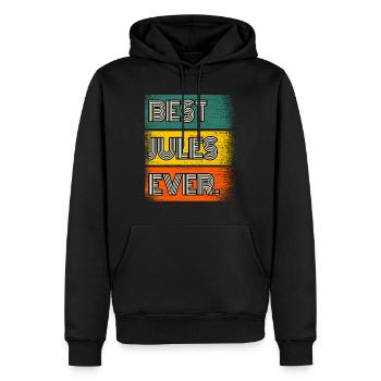 Jules Name Geschenk Spruch Lustig - Männer Premium Bio Hoodie - Schwarz - Vorne - Nico (187cm)