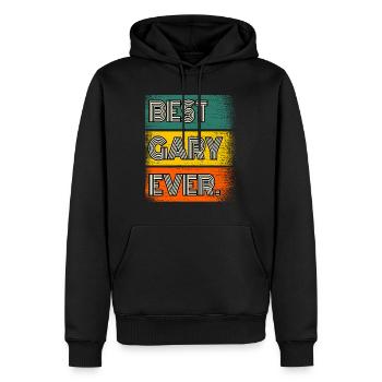 Gary Nom Cadeau Citation Drôle - Sweat à capuche Premium bio Homme - noir - Devant - Nico (187cm)