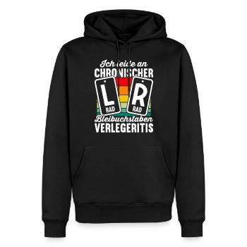 MTRA Röntgen Radiologie Radiologe - Männer Premium Bio Hoodie - Schwarz - Vorne - Nico (187cm)