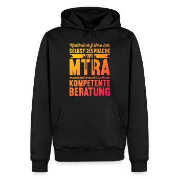 MTRA Radiologie Röntgen Radiologe MTA - Männer Premium Bio Hoodie - Schwarz - Vorne - Nico (187cm)