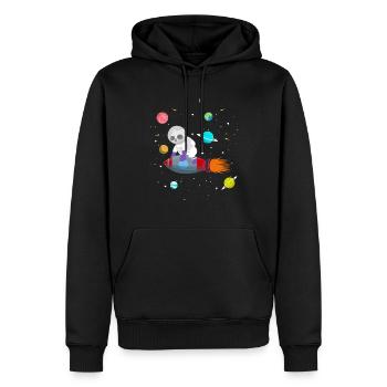 Zukünftiger Astronaut Pandabär Zoowärter Wildtiere - Männer Premium Bio Hoodie - Schwarz - Vorne - Nico (187cm)