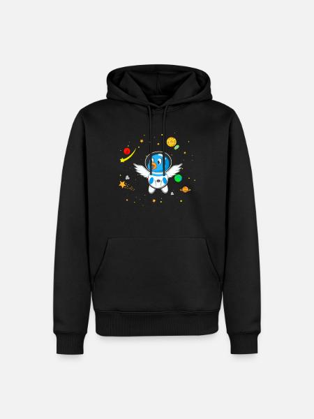 Dog breeder astronaut - Men’s Premium Organic Hoodie - black