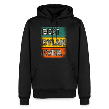 Dylan Name Geschenk Spruch Lustig - Männer Premium Bio Hoodie - Schwarz - Vorne - Nico (187cm)
