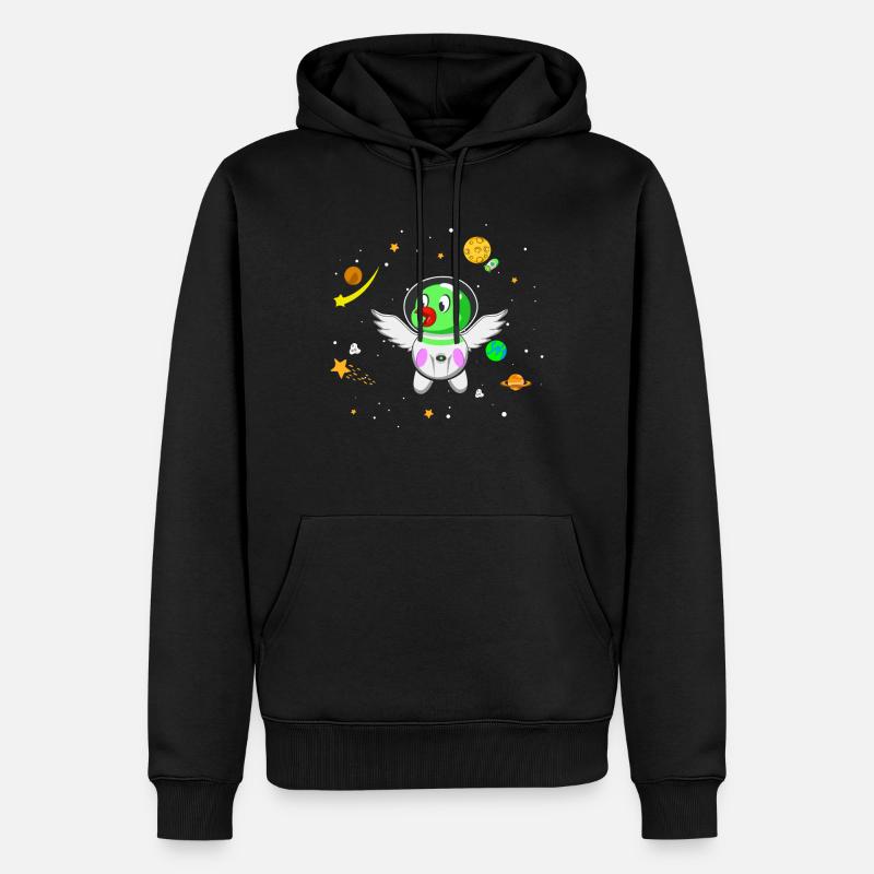 Le futur astronaute Vogel - Sweat à capuche Premium bio Homme - noir